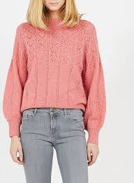 Cette utilisation partielle de la réduction ne peut entrainer ni. Soldes Pull Col Rond Ajoure En Laine Melangee Rose Grace Et Mila Femme Place Des Tendances