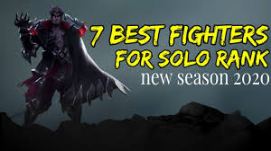 Rating every hero in the game based on their overall performance in both pve & pvp. Top 7 Best Fighter To Rank Up In Mobile Legends Best Heroes June 2020 Yu Zhong Release Youtube