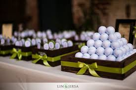 Marvimon Wedding Los Angeles David And Helen Themed Wedding Favors Golf Wedding Theme Golf Wedding