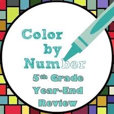 Or, tell us what you would like to see in one of our next worksheets or coloring books. 5th Grade Math Year End Review Color By Number Now Digital With Google Forms