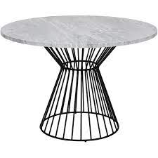 By homestyles (52) oxford basalt grey extendable dining table. Irma Dining Table D115cm White Black The One Uae