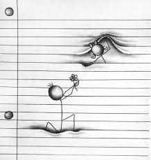 Stick Figure Cartoons Budding Romance Dawdling Doodles In a stick figure, the head is most often represented by a circle. stick figure cartoons budding romance