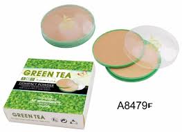 green tea ads pact powder fashional