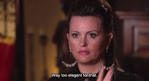 Whodunnit? is one of the campiest, over the top tv shows I have ever seen,  and is thus PERFECT. And this woman is the highlight...