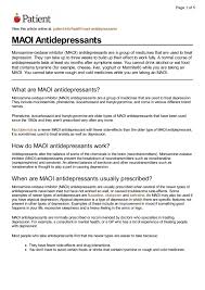 Maoi Antidepressants