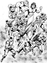 Vintage Avenger Poster Books And Comics Coloring Pages For Adults Just Color Coloring Books Adult Coloring Pages Coloring Pages