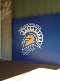 Wondering Where We Are Just Look For The Giant Spartan Head The Corner Of 9th San Fernando Come Take Care Of Y Student Services Chicago Cubs Logo Student