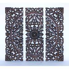 3 Piece Lincoln Wall Decor Set Carved Wood Wall Art Wood Panel Wall Decor Wood Panel Walls