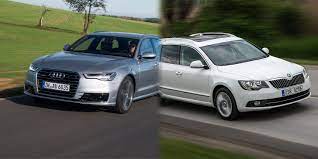 Skoda Superb Estate Vs Audi A6 Avant Skoda Superb Audi A6 Skoda