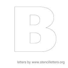 Print large letters on single sheets of paper. Large Stencil Letters Stencil Letters Org