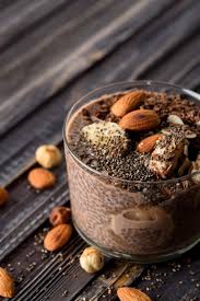 Low Carb Chocolate Almond Chia Seed Pudding Slender Kitchen Recipe Chia Seed Pudding Chia Seed Pudding Almond Milk Chocolate Almond Milk