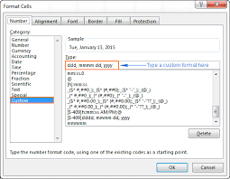 Creating A Custom Date Format In Excel Me On A Map Excel Job Hunting