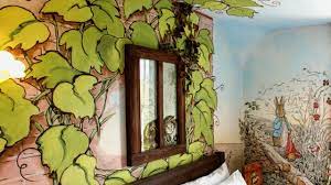 Custom glider cushions, a made over changing table, felt butterfly mobile, hand painted wall art, matching crib bedding, fabric pennant, coral curtains, fabric lined bookshelf. 28 Creative Wall Mural Ideas Awesome Photowall Youtube