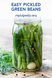 Pickled Green Beans Make Them Your Own Recipe In 2020 Pickled Green Beans Green Beans Canning Beans