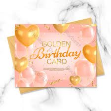So if you were born on the 25th day of any month, then your golden birthday would be the year you turn 25. Golden Birthday Card Psd Free Download Pikbest