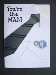 To make it look more creative you can cut out strips from a different colored paper sheet and paste them on as a background. You Re The Man Would Make A Great Guy Birthday Card Or Father S Day Inspirational Cards Birthday Cards For Men Cards Handmade