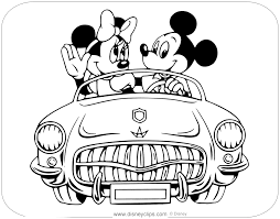 Mickey mouse and minnie coloring pages are a fun way for kids of all ages to develop creativity, focus, motor skills and color recognition. Mickey And Minnie Mouse Coloring Pages 3 Disneyclips Com