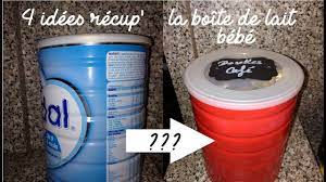 Transat, dessous de plat deco, boite rangement, armoire a clés, accessoire cuisine, ventilateur deco classique. Idee Recup Que Faire D Une Boite De Lait En Poudre Vide Youtube