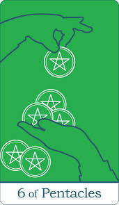Six Of Pentacles Tarot Card Meaning Tarot Card Meanings Pentacles Tarot 78 Tarot Cards
