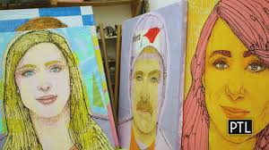 Local artist hoping 'Really Big Faces' exhibit inspires positive energy