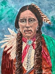 Native American. Acrylic 8x10