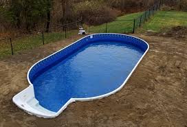 Oval above ground pools with deck. Above Ground Pool Photos Daigle Pools