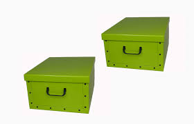 Ordnungsboxen Deko Karton 2er Set Box Clip Hellgrun In 2020 Aufbewahrungsbox Box Pappe