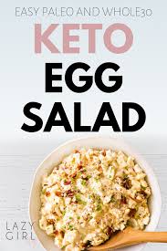 Easy Keto Salad Recipe Keto Egg Salad Lazy Girl Keto Egg Salad Egg Salad Salad Recipes