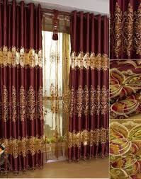 Choose from contactless same day delivery, drive up and more. Burgundy Modern Drapes And Curtains Embroidery