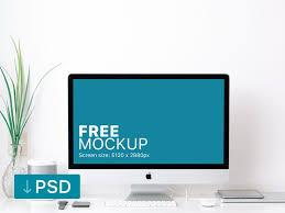 Free Mockups Imac With Sonos Speaker Sonos Speakers Imac Free Mockup