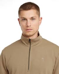G-Star Nifous Half Zip Sweater in Green for Men