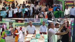 Wr Organizes Exhibition On Swacchta Pakhwada At Ahmedabad Railway Station Railway Station Awareness Campaign Station