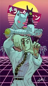 #jjba #jjba phone wallpaper #jjba part 4 #diu #diamond is unbreakable #diamond wa kudakenai #kira yoshikage #shinobu kawajiri #kosaku kira #kosaku kawajiri #jojo's bizarre adventure #jojo no kimyou na bouken #killer queen #my edit #kirabu #jjba diu. Fanart Kira Killer Queen 80 S Style Overhaul Stardustcrusaders
