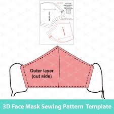 It also has two two layers of fabric, and a slot for a filter to be placed. Printable Face Mask Sewing Pattern Tutorial Face Mask With Filter Pocket