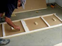 How to build sliding closet doors. Make A Pair Of Flush Wardrobe Doors Youtube