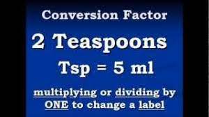We assume you are converting between milliliter and tablespoon metric. Conversion Video Teaspoons To Milliliters And Back Again Youtube