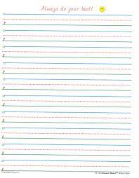 Lined Paper Writing Paper With Lines For Kindergarten Clip Art Writing Paper Template Lined Writing Paper Handwriting Paper