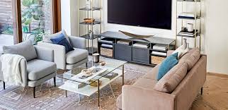 Shop Auburn Chair Twill Black Indigo Dark Mineral Mid Century Art Display Coffee Table Oyst Living Room Inspiration Living Room Furniture Layout Furniture