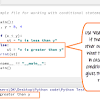 However, as the number of conditions increase, nested if code complexity will also increase. 1