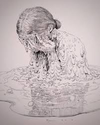 Drawing Ideas Inspiration For Inktober By Miles Johnston Check Out More Beautiful Art By Artists Who Work In Inks By Followin Emotional Art Art Art Drawings