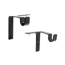 Single Curtain Rod Brackets Kwik Hang Curtain Rod Brackets In 2020 Hanging Curtain Rods Curtain Rod Brackets Hanging Curtains
