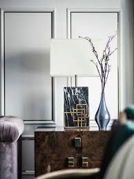 现代后现代新古典大理石创意新中式设计师样板房卧室书房客厅台灯 decor color schemes chinese interior furnishings design