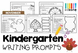This activity helps children to take an interest in cursive writing and can double up as handwriting games. Kindergarten Writing Prompts For November Kindergarten Mom