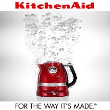 The largest kettles on offer in this section are best if you regularly serve several hot beverages at once. Kitchenaid Artisan 1 5 L Kettle Almond Cream Cookfunky