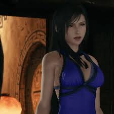The dress that aerith wears during chapter 8: A Business Of Ferrets Final Fantasy 7 Remake Tifa In The Purple Dress