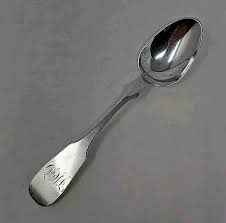 Coin Silver Spoon 1800 Pattern Silver Antiques for sale