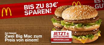 Neue mcdonald's gutscheine für sie! Kostenlose Mcdonald S Gutscheine Bequem Aus Dem Internet Ausdrucken Und Bis Zu 83 Sparen Meine Dealz