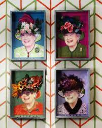 Firmdale Hotels By Kit Kemp On Instagram Four Seasons Of The Queens Hats Original Artwork With Kitkemp One Way Wallpaper Artwork Queen Hat Original Artwork