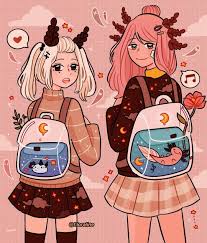 I hope all like the kawaii drawings. Pin By Tina Sxl On Anime Cute Drawings Cute Kawaii Drawings Cartoon Art Styles