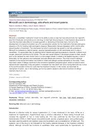 It wouldn't hurt to try it. Pdf Minoxidil Use In Dermatology Side Effects And Recent Patents